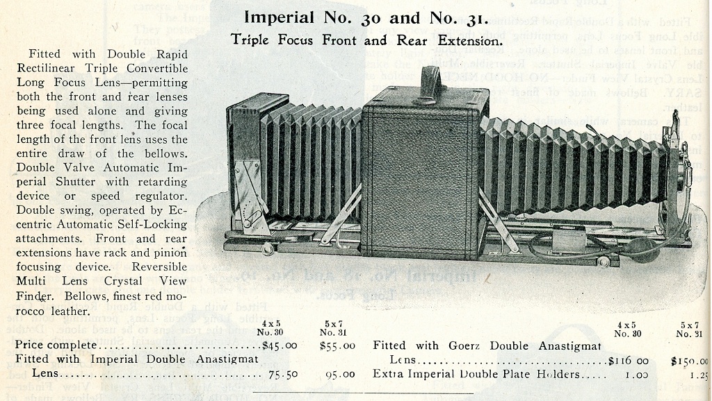 1902 Ralph Golsen catalogue listing.